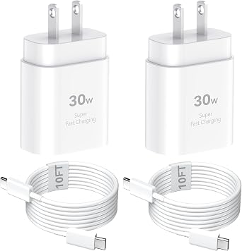 10 Ft Long USB C to USB C Fast Charging Cable iPhone Charger Fast Charging Cord Type C Charger for iPhone 17/17 Pro/17 Pro Max/16/16 Pro/16 Pro Max/15/15 Pro/15 Pro Max