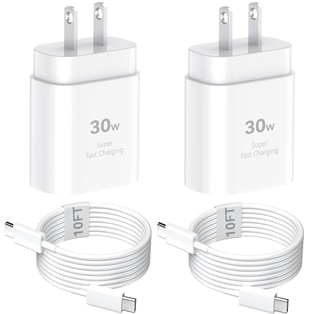 iPhone 17 16 15 Charger Cord 10Foot Long Type C Charger Fast Charging Cable with 30W USB C