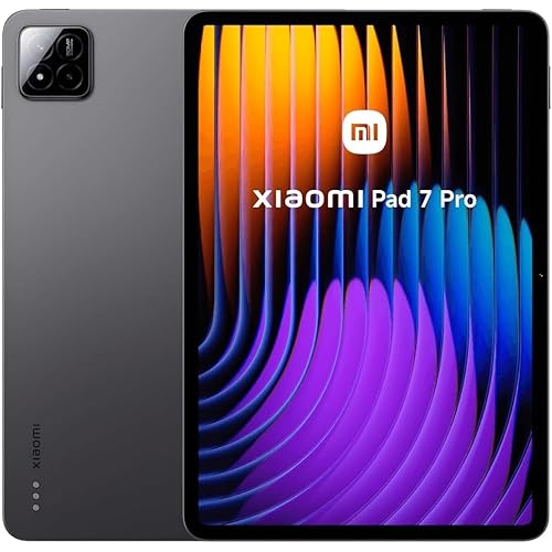 Xiaomi Pad 7 Pro Ai WiFi Version Global (No Calls or Text) 11.2 inches 3.2K 144Hz 8850mAh Bluetooth 5.4 Four Speakers 50 Mp Cam Model 24091RPADG (Gray, 512GB + 12GB)
