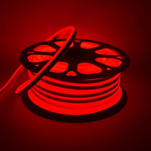 Miniatura 3 de Mini tira de luces LED de neón de bajo voltaje de 12 V, actualización 2835, 120 LEDM, 100 pies98.4 ft, flexible, duradera, brillante, para barco,