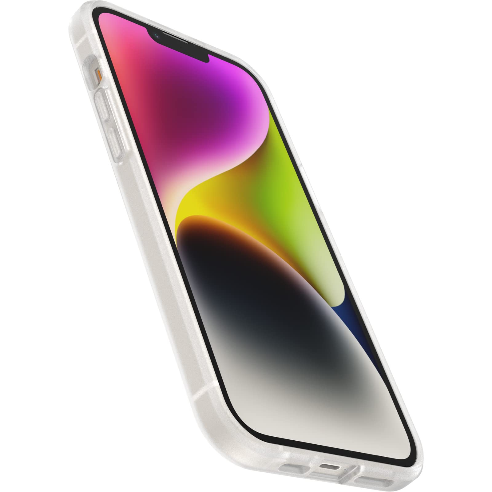 OtterBox Cover per iPhone 14 Plus Sleek, resistente a shock e cadute, cover ultrasottile, testata a norme anti caduta MIL-STD 810G, Protezione Antimicrobica, Trasparente, Senza Retail Package