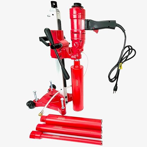 Miniatura 6 de BLUEROCK® Soporte de perforación de núcleo de hormigón con base rodante grande por BLUEROCK® se adapta a Core Bore Handheld CB515 CB500 4244128,