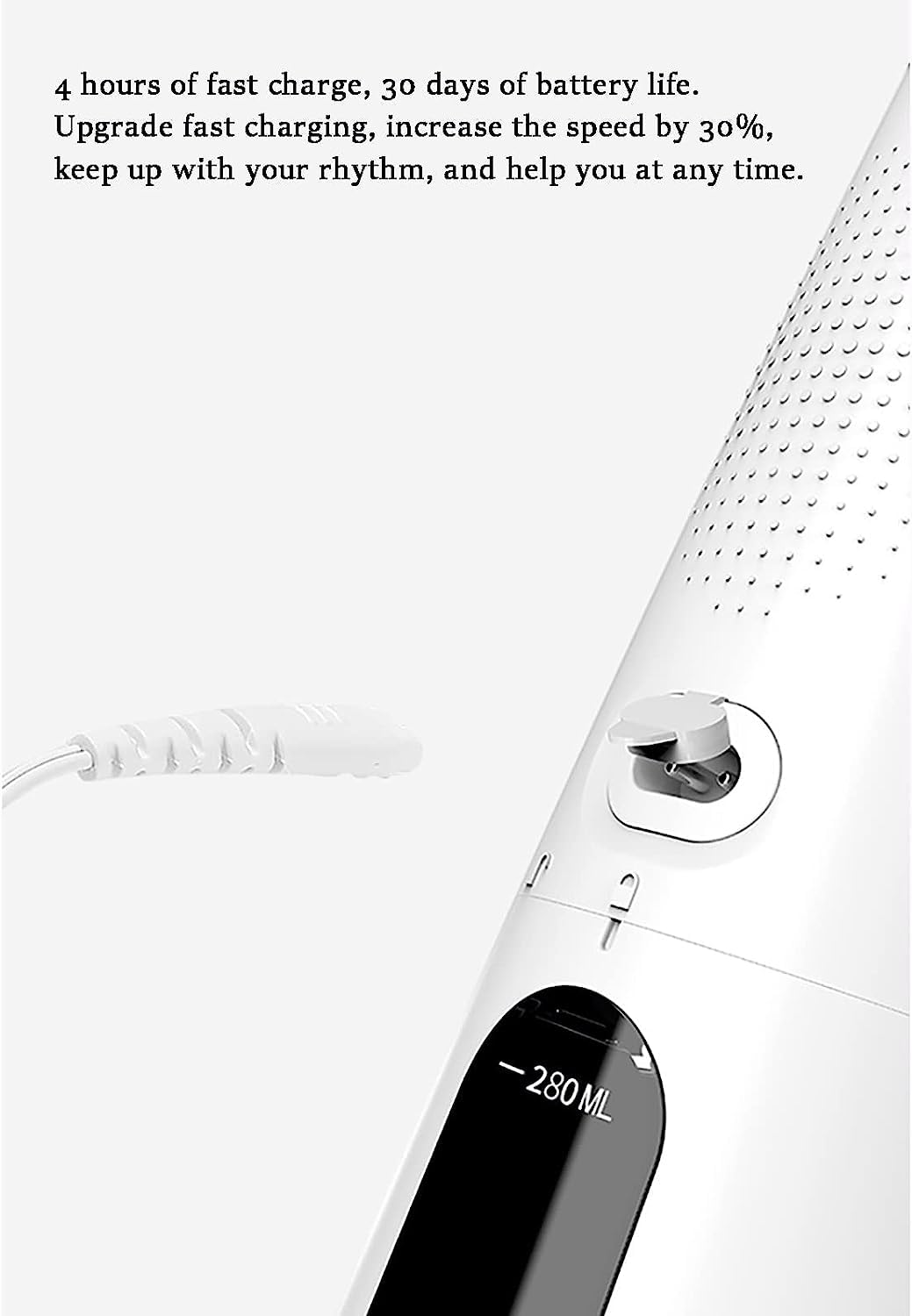 Kit per risciacquo sinusale, Neti Pot Elettrico, risciacquo nasale Portatile a impulsi Kit per risciacquo sinusale Sistema di Lavaggio nasale con Display Intelligente OLED per irri