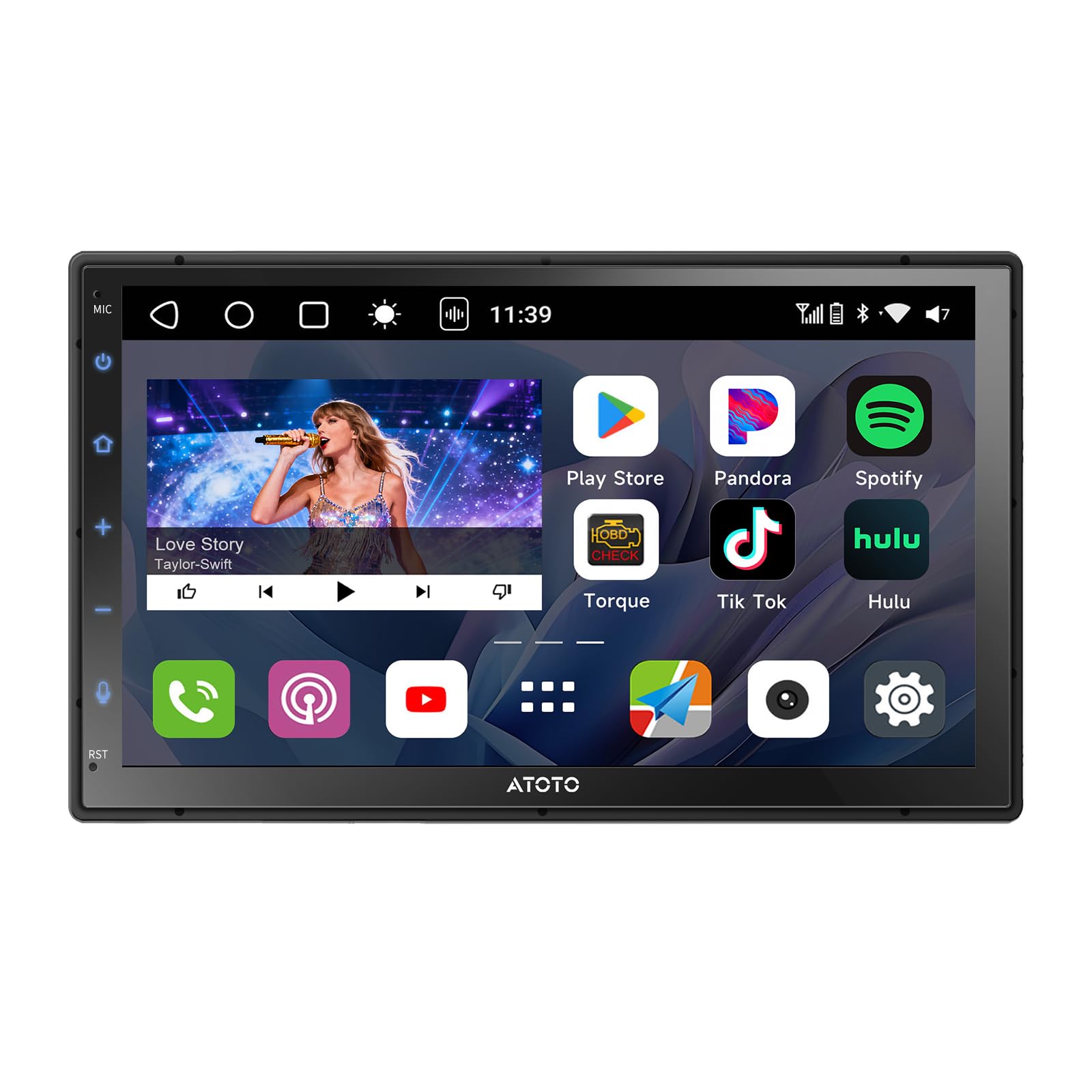Amazon.co.jp: ATOTO S8 MS 2DIN Androidナビ4G LTE対応/4G+32G大容量 
