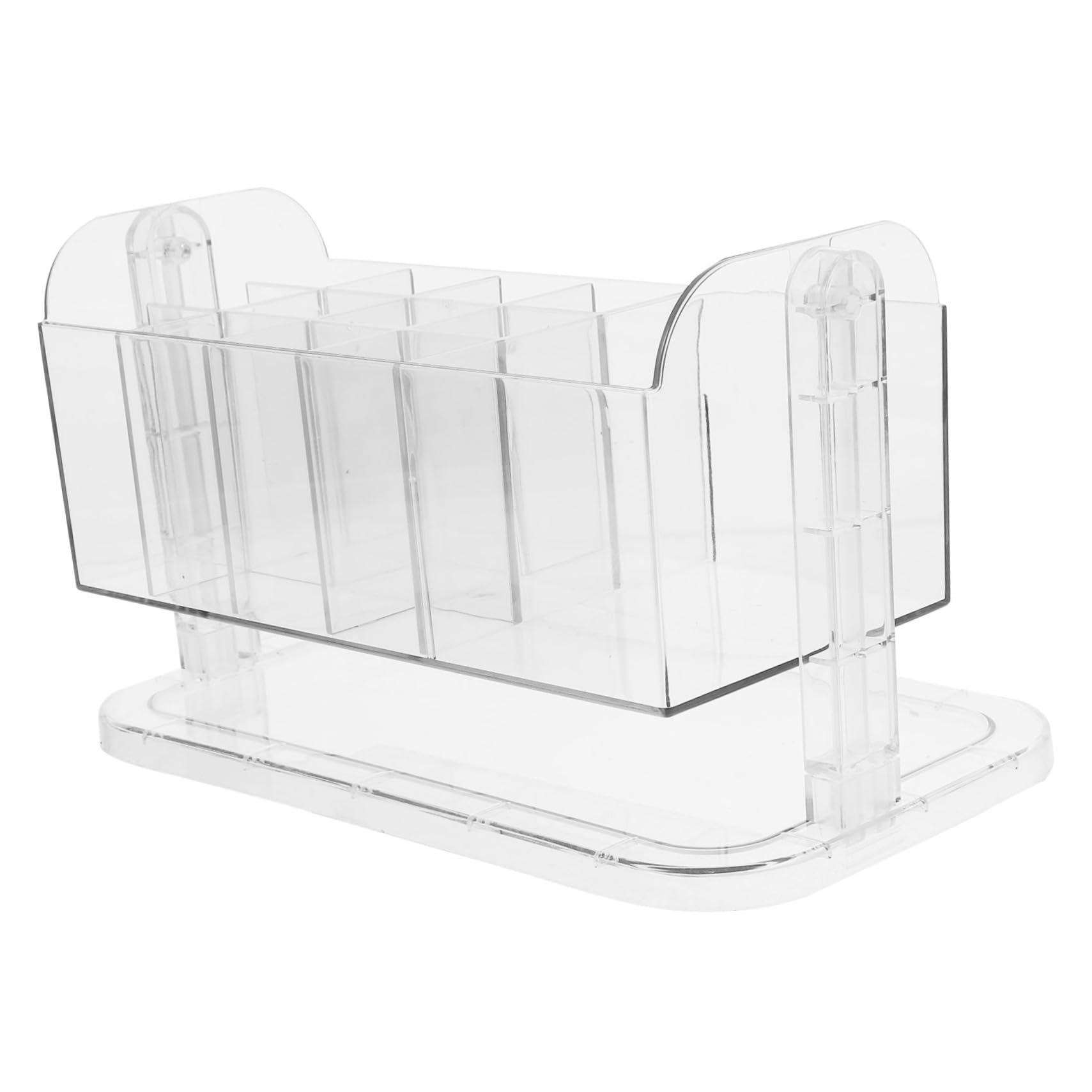 WOFASHPURET Rotating Makeup Brush Organizer Versatile Cosmetic Brush Storage Holder for Desktop Makeup Organizer Beauty Organizer Smooth Surface Stable Design for Daily