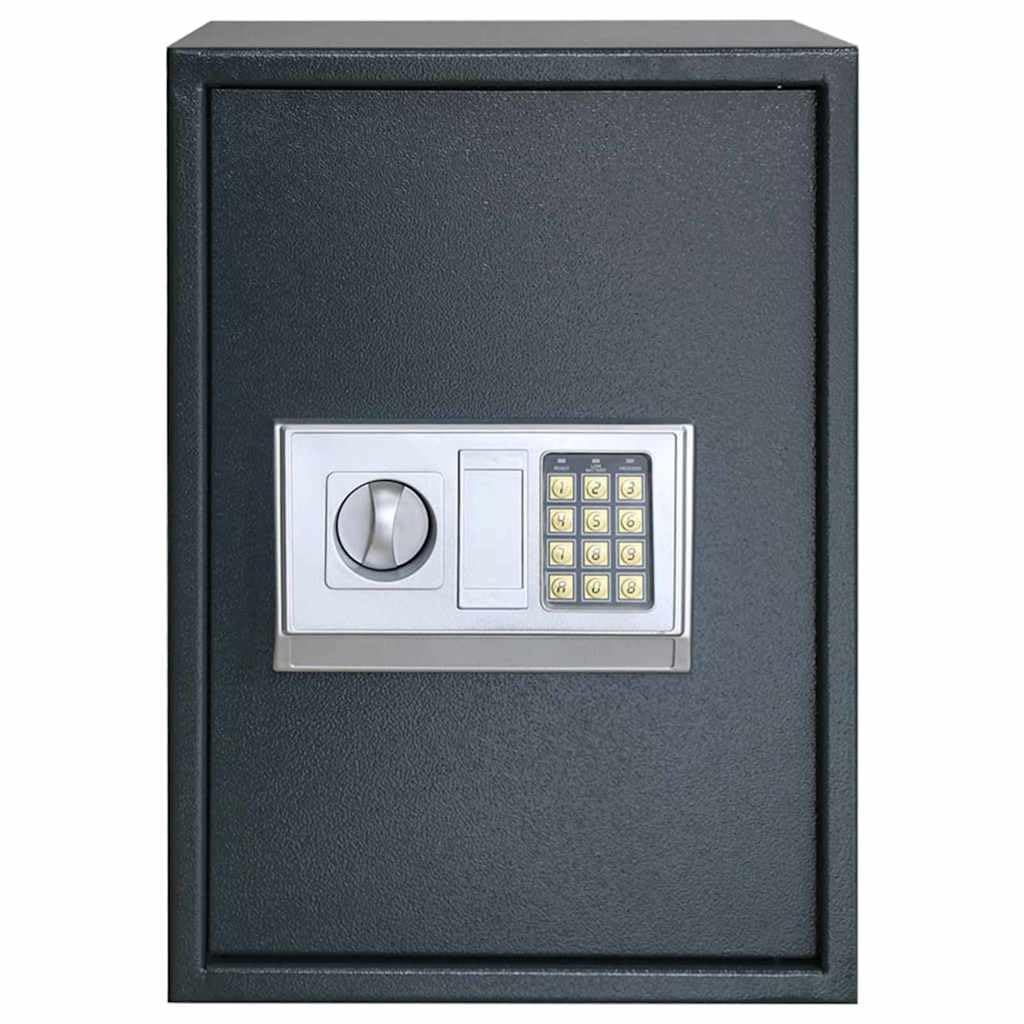 Caja Fuerte Digital Gris Oscuro 35 x 31 x 50 cm Acero,Casa y jardín,Seguridad empresarial y del hogar,Cajas Fuertes,15.2kg-42011308