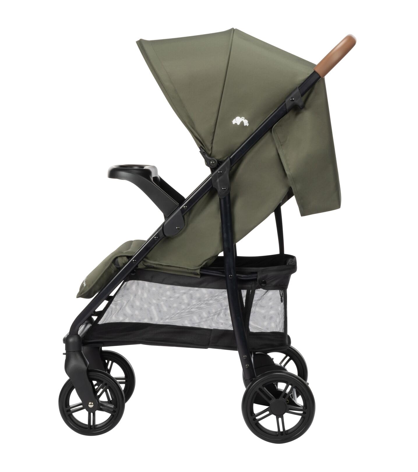 Bebeconfort Misty, Silla de Paseo Compacta, Cesta de hasta 8 kg, Bandeja para seguridad y juego, Confort con posición alargada, 0-4 años(máx. 22kg), Plegable y Reclinable, Mineral Green