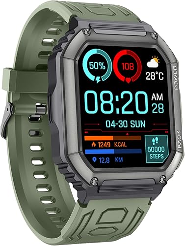 Miniatura 8 de KR06 Sports Smart Watch 1.8 pulgadas Bluetooth Call Music Play Asistente de voz Multi Deportes Modos Fitness Tracker (negro)