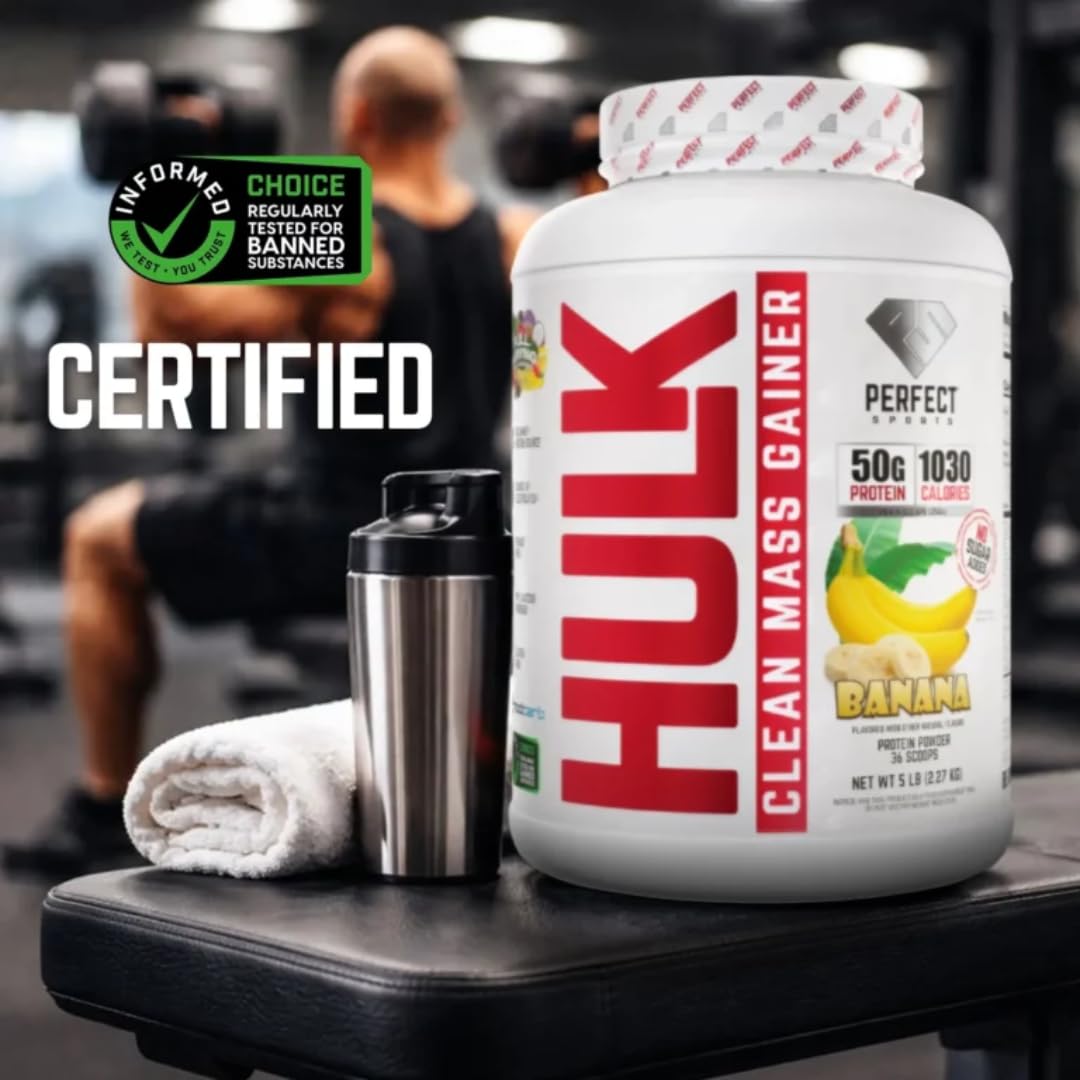 PERFECT SPORTS Hulk Mass Gainer, Chocolate Ice Cream, 5 lb — Amazon image 6