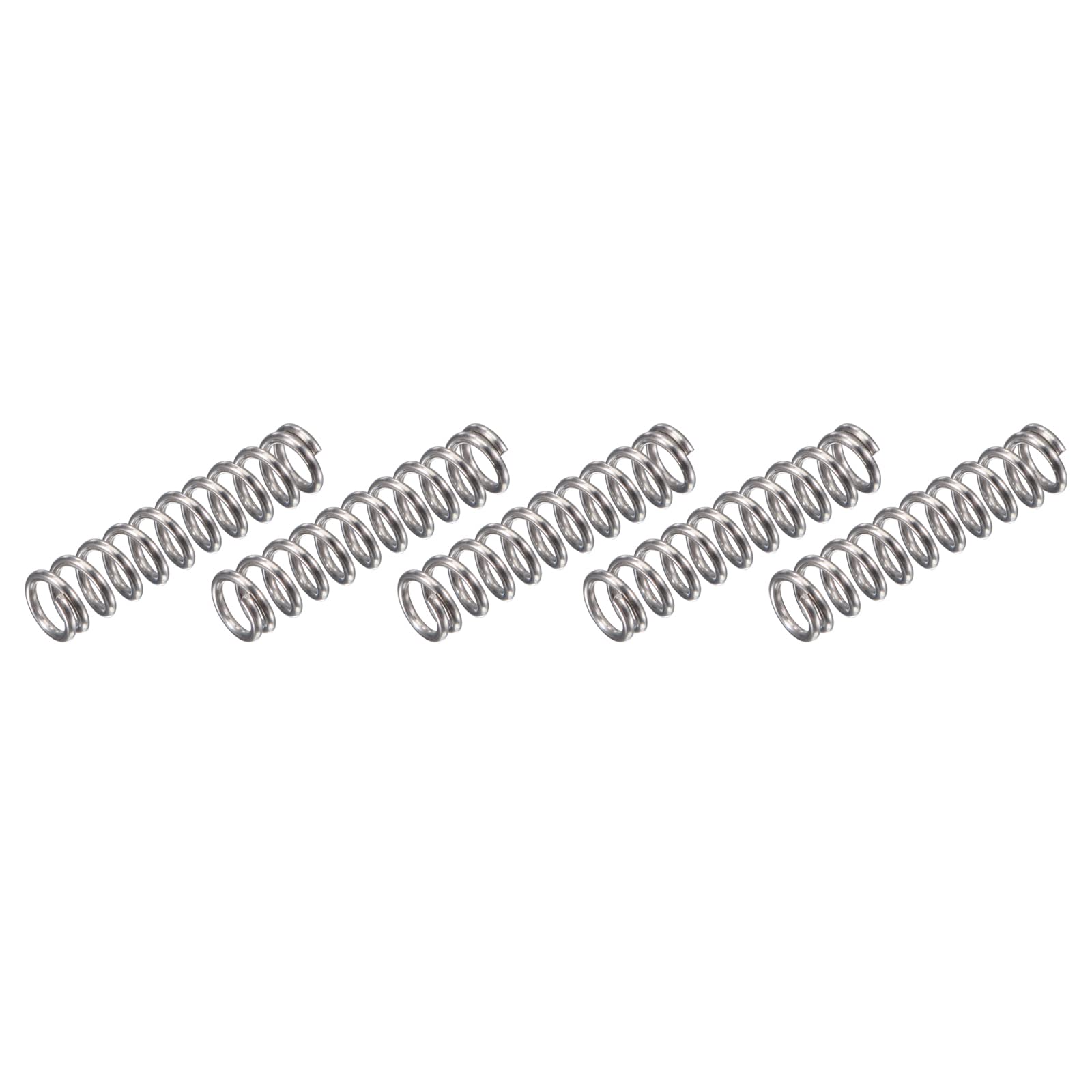 METALLIXITY Compression Springs (1x16mm OD,40mm Free Length) 5Pcs, 304 Stainless Steel Extension Spring - for Shop Home Repairs, DIY Projects, Silver Tone — Amazon image 12