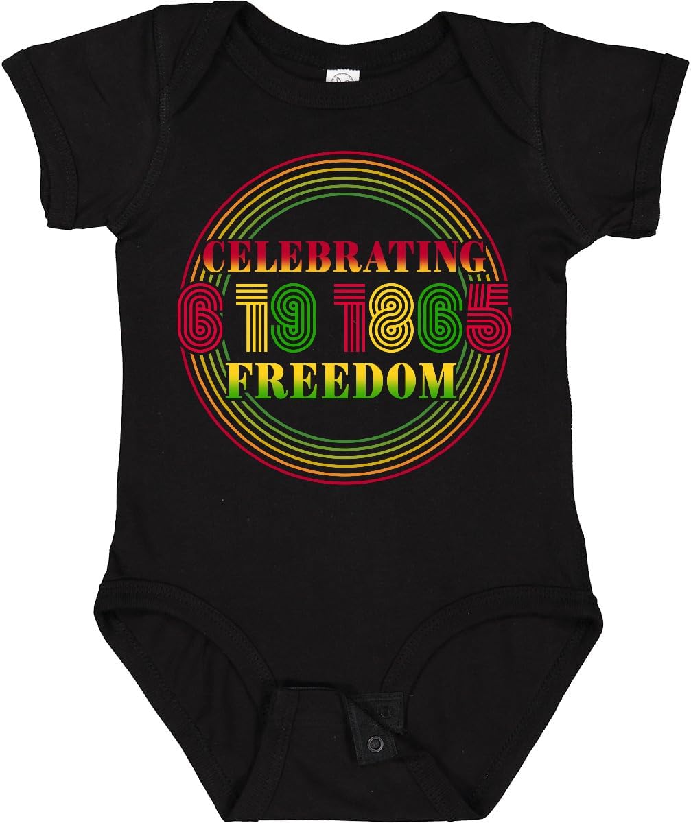 inktastic Celebrating Juneteenth-6-19-1865 Baby Bodysuit