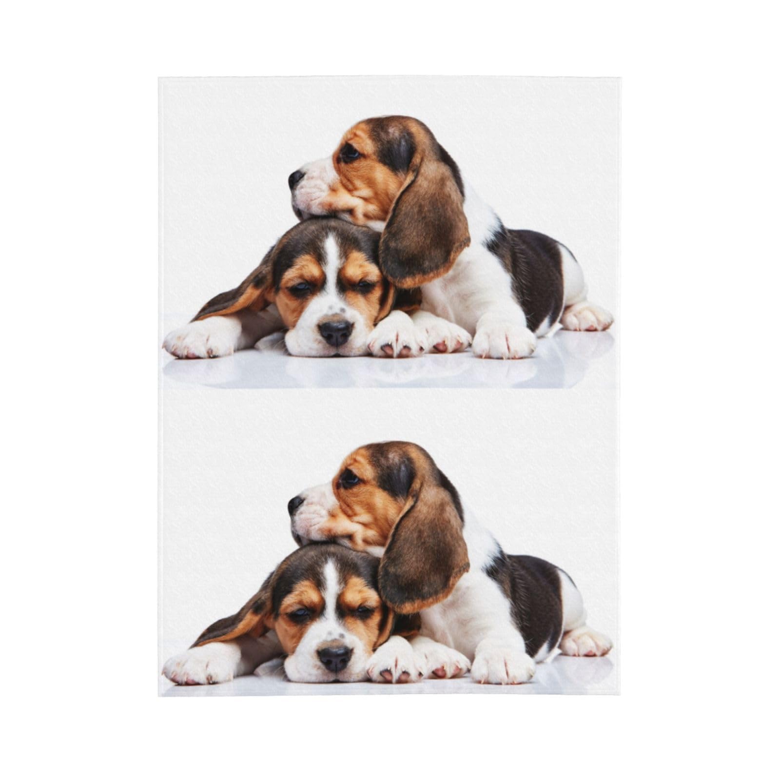 Manta De Franela Suave, Manta Ligera De Felpa Peluda para Cama, Manta, Ropa De Cama, Manta Bonita para Mascotas, Cachorros Beagle, Perros,80 x 60 Pulgadas.