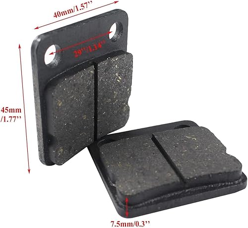 Miniatura 5 de PRO BAT Pinza de freno hidráulico de disco trasero de 0.472 in + rotor de freno de disco de 7.480 in + pastilla de freno para SDG SSR 107 110 125 I