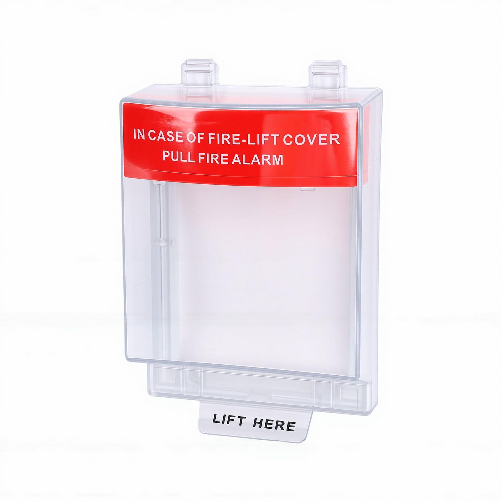 Protector de interruptor de emergencia transparente e impermeable que resiste al calor