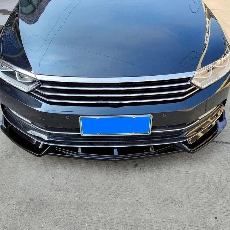 Diffuseur spoiler séparateur Passat B8 2014-2019 noir brillant avant