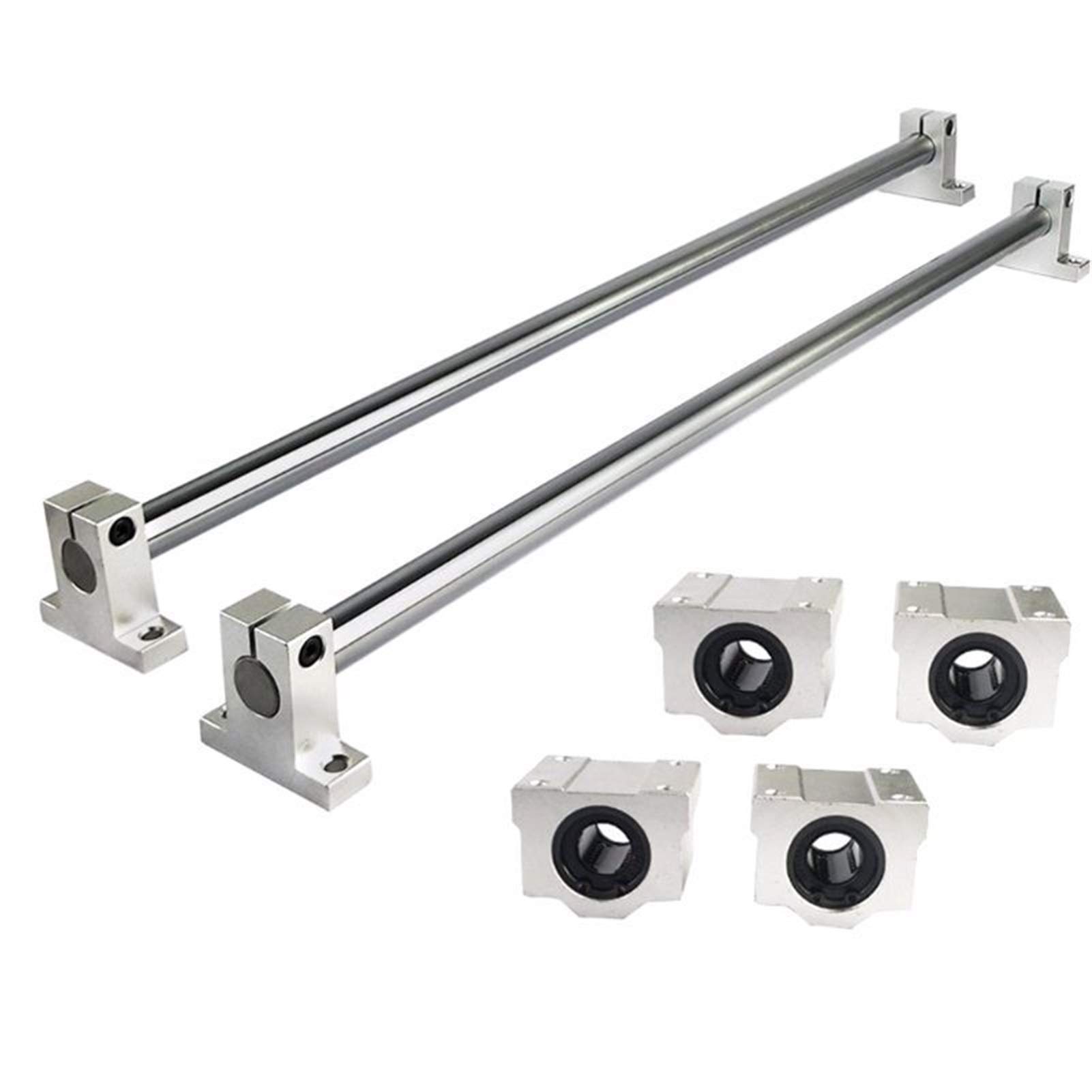 Guide d'axe optique et rail d'aluminium avec roulement et tige de vis de plomb pour imprimante 3D