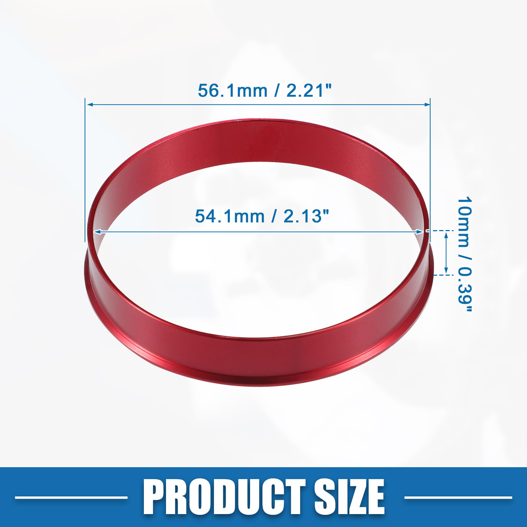 Bagues Centrage Moyeu, 54,1 Mm Dia Intérieur À 56,6 Mm Dia Extérieur 4