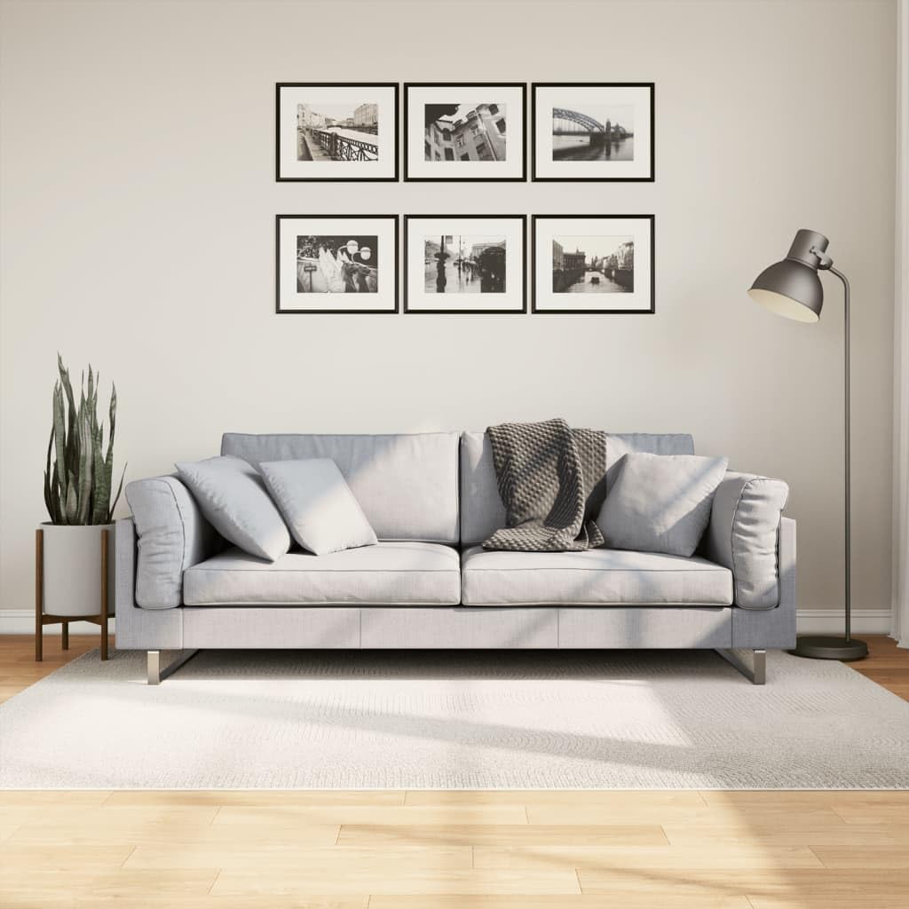 Tapis IZA Poils Courts Style scandinave crème 140x200 cm,Maison & Jardin,Décorations,Tapis,5.2 kg-375441