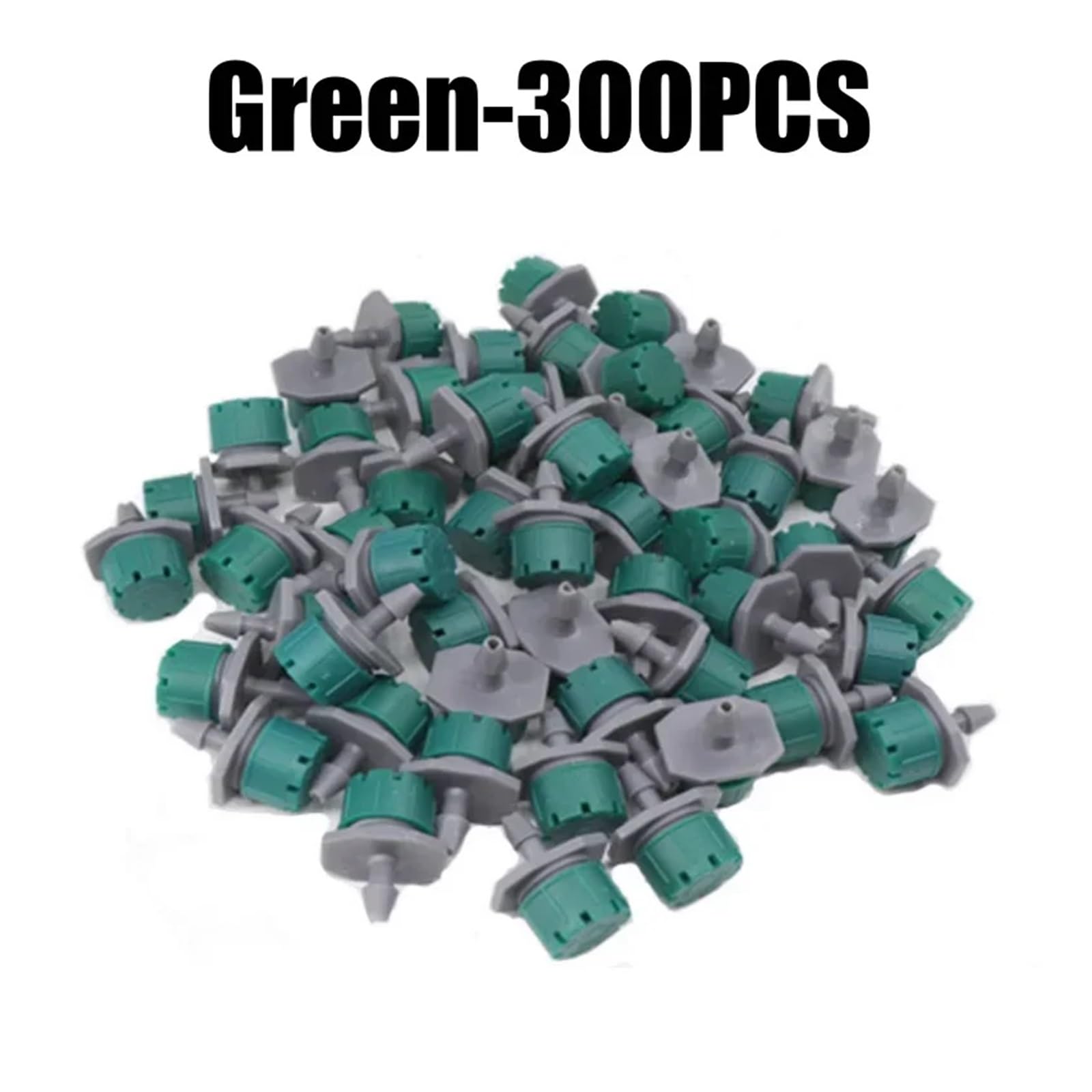 300 ugelli gocciolatori regolabili, sistema di irrigazione da giardino da 4/7 mm, emettitore micro irrigatore per irrigazione efficiente in serra, irrigatori a spruzzo da giardino, perfetti per le