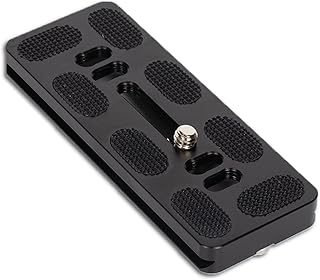 Sequpr 100mm Quick Release Plate Compatible with Arca Swiss Standard Ball Head Clamp, 100mm Quick Release Plate for Camera Tripod Ball Head