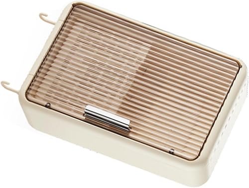 Miniatura 8 de TOPINCN Organizador de palillos montado en la pared, a prueba de polvo, almacenamiento de utensilios de cocina con tapa, adecuado para cucharones,