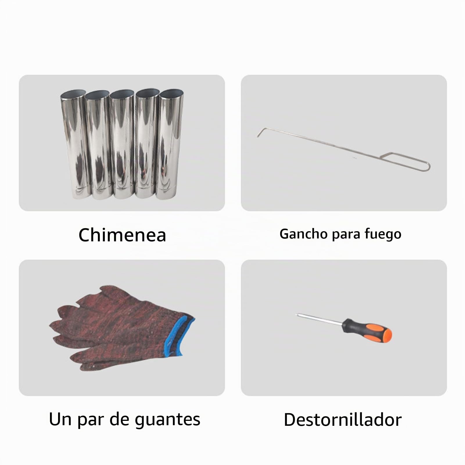 Estufa de Camping sin Humo, Estufa de Leña para Tienda de Campaña Estufa de Leña Portátil para Tiendas de Campaña, Camping, pesca y Senderismo Acampada