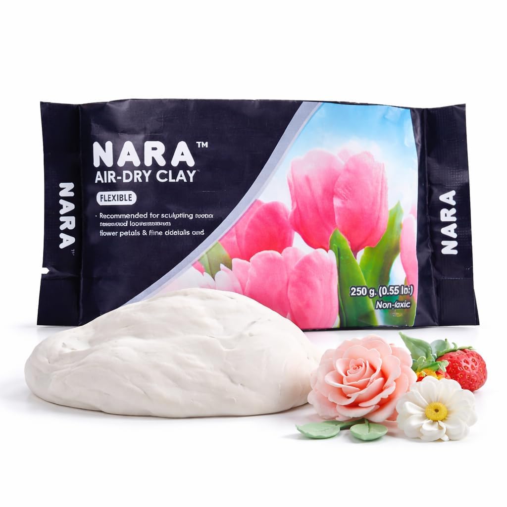 NARA Air-Dry Clay Flexible 250g Clay in Printed Bag, Arts & Crafts, DIY Projects, No Oven or Kiln Needed, Fast Drying, Perfect for Modelling, Coating, Painting, and Sculpting-image-40