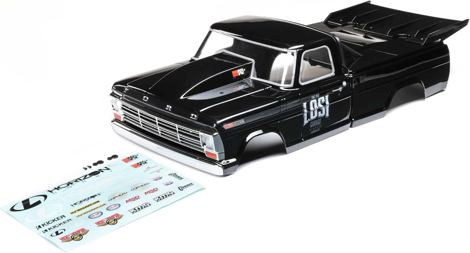 Losi 68 F100 Body Set Garage 22S Drag LOS230093 Car/Truck Bodies Wings & Decals