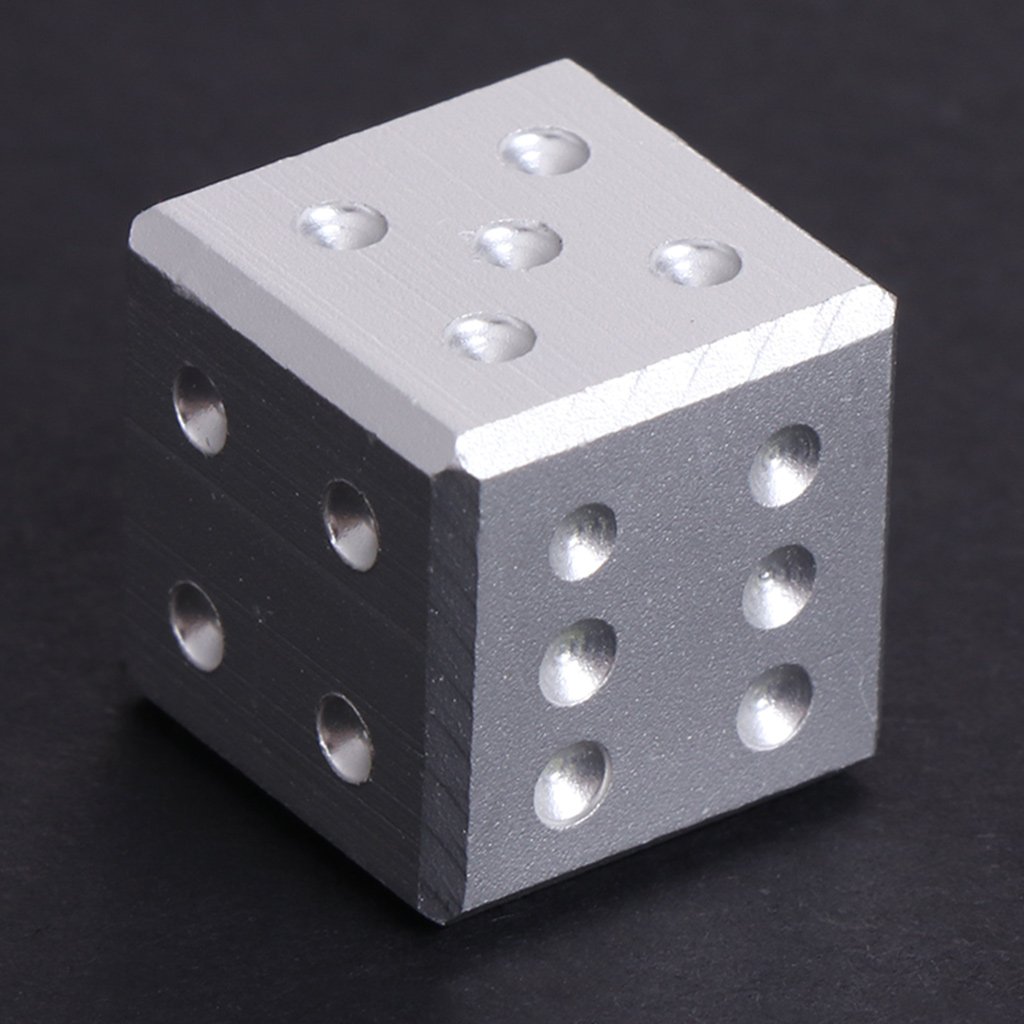 Juego De Dados De 5 Piezas De Aleación De Aluminio Para Jueg