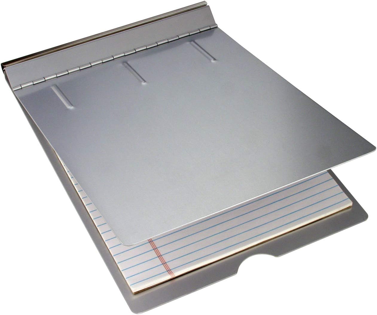Saunders Recycled Aluminum Springback Sheet Holder - Durable Document Holder with Privacy Cover. Stationery Supplies