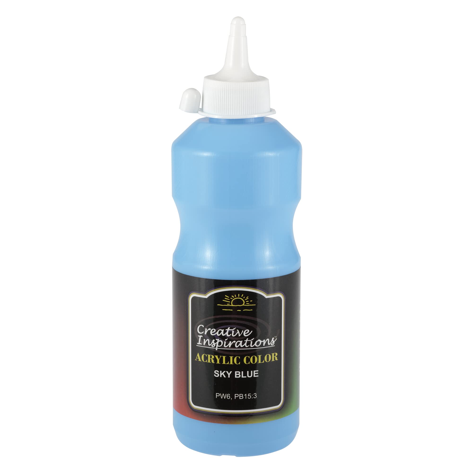 Creative Inspirations Acrylic Paint - Acrylic Paint Smooth, Rich, Creamy & Free-Flowing Non-Toxic - [Sky Blue- 500 ML]