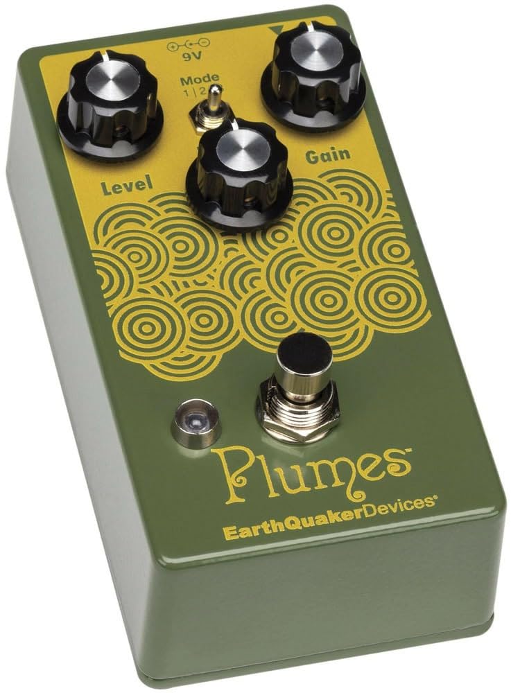 Quaker Devices Plumes ギターエフェクター Plumesオーバードライブ: 真空管をスクリーム？ — EarthQuaker