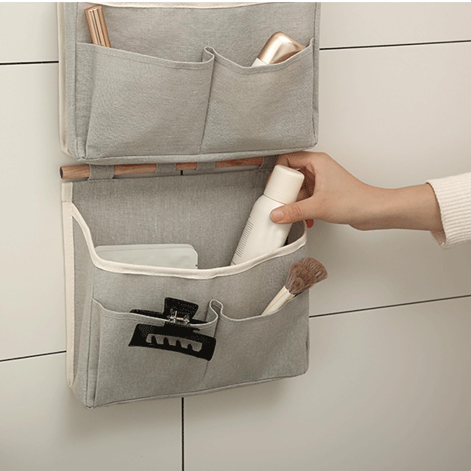 gooch Borsa portaoggetti da appendere alla parete | Organizer porta da parete portatile da appendere alla porta con tasche per armadio, ufficio, casa, soggiorno, camera da letto