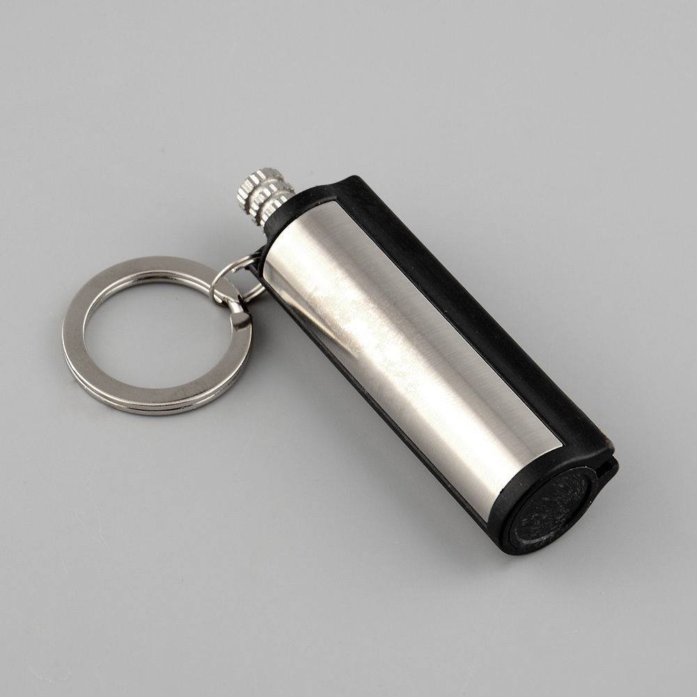 Cylinder Survival Emergency Camping Fire Starter Flint Metal Match Lighter - One item