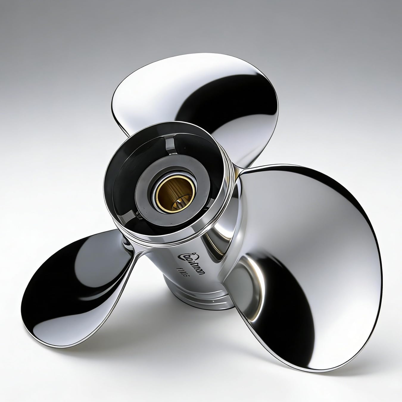 Stainless Boat Propeller 11 5/8 x 11p 11 3/8x12p 11 1/8x13p 11 1/4x14p 11x15p Compatible with Yamaha T25 F30 F40 48 F50 55 F60 hp Outboard Engine, 13 Tooth Spline, SS Outboard Prop, RH