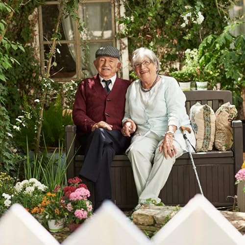 Keter Baúl de jardín Patio Storage Bench, 227 litros, 132,7 x 63,5 x 89,5 cm, grafito - imagen 6