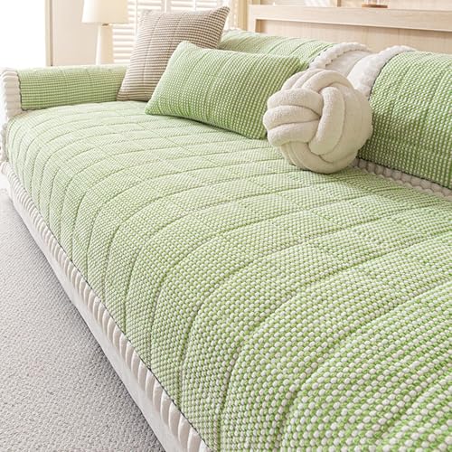 Housse de canapé chaude d'hiver pour confort chauffage vert - 2
