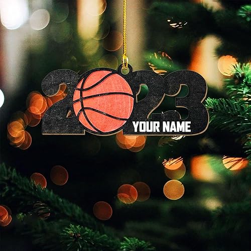 Miniatura 4 de Suseaz Adornos de baloncesto personalizados, adorno de Navidad de baloncesto, adorno de automóvil, adorno de jugador de baloncesto personalizado,