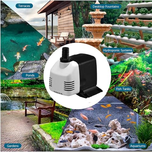 Image of MLD Submersible Water Pump, 12W, 220-240V, for Desert Air Cooler and Fountains,Aquarium WPC102(12 Watt,Multicolor) Pack of -4