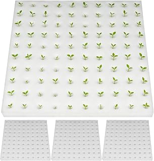 水耕栽培スポンジ 育苗スポンジ 柔軟な交換式育成システム | 植物固定用スポンジ 室内ガーデン ガーデニング 家庭菜園 育成 植え付け 発芽 育苗用 野菜 ハーブ 観葉植物