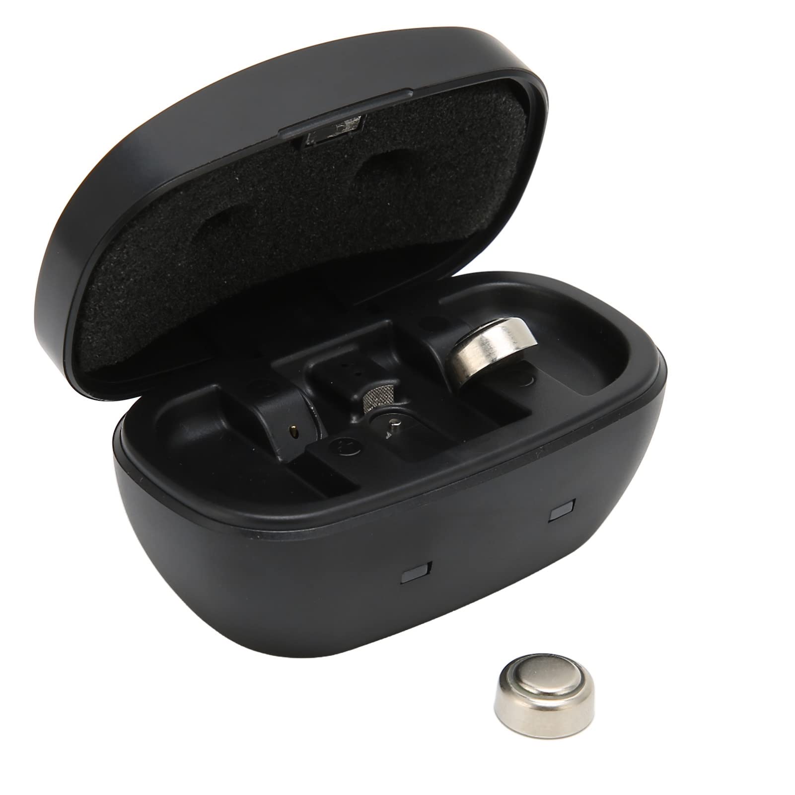 A675 Batteria a Bottone Ricaricabile Batteria a Bottone, 2 Pezzi A675 Batterie a Bottone USB Ricaricabile Batteria a Bottone Scatola di Ricarica per Apparecchi Acustici