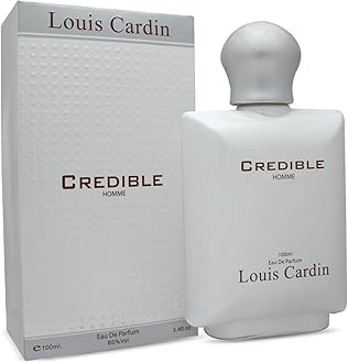 Louis Cardin Credible Homme EDP 100 ml – Floral Woody Musk Men’s Perfume with Bergamot, Rose & Amber – Long‑Lasting Fragrance