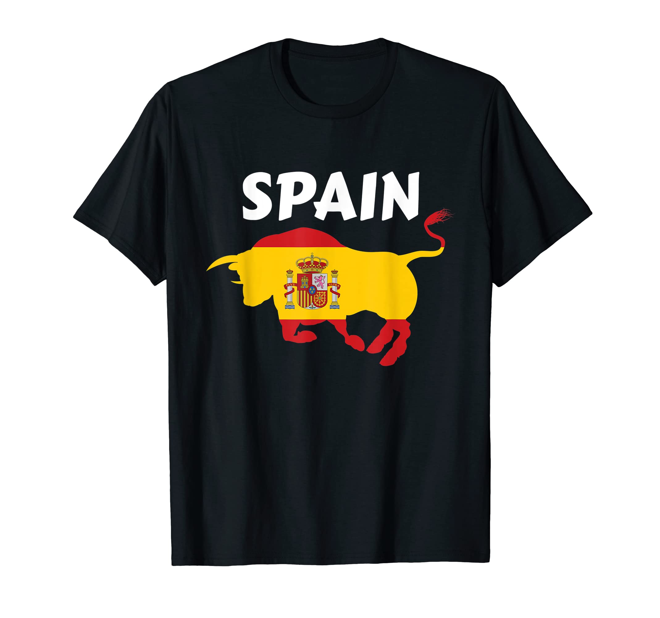 Spain Love GiftsSpain Bull Spanish Flag Pride Born Espana Roots Gift T-Shirt