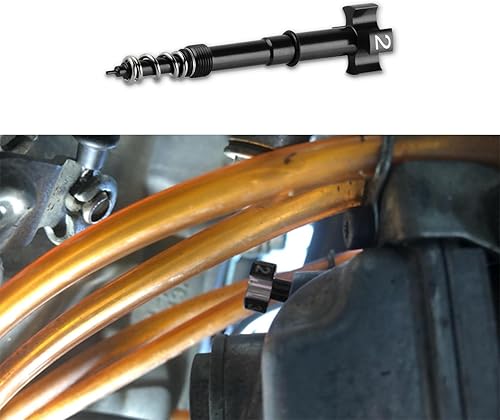 Tornillo de mezcla de carbohidratos, tornillo de mezcla de combustible de aire para motocicleta, tornillo ajustador de carburador, ajustador disponible en Yaxa Peru