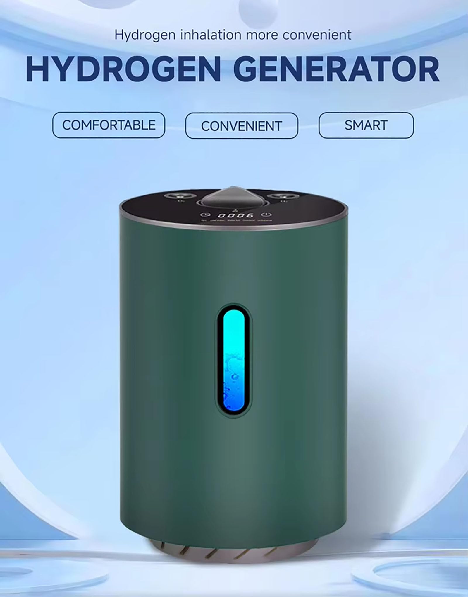 Urządzenie Do Inhalacji Wodoru Z Podwójnym Portem 150/225 Ml/Min, Inhalator Gazowy Browns Z Mieszanką H, Inhalator H2 Wysokiej Czystości 99,99% 225ml/min