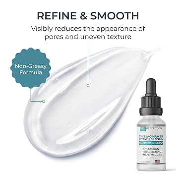 Niacinamide Serum for Face 10% with Zinc, Dark Spot & Pore, 1 oz Serum