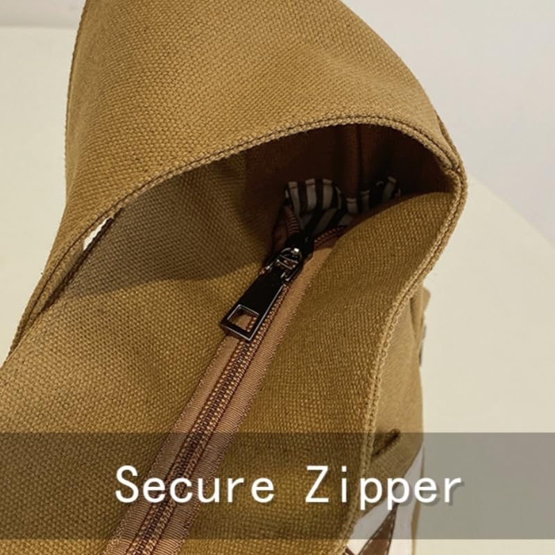 Cute Star Pattern Messenger Bag, Vintage Canvas Drawstring Shoulder Bag, Large Capacity Lightweight Tote Bags for Women4