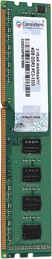 Consistent 4 GB DDR3 Desktop ram,1333Mhz
