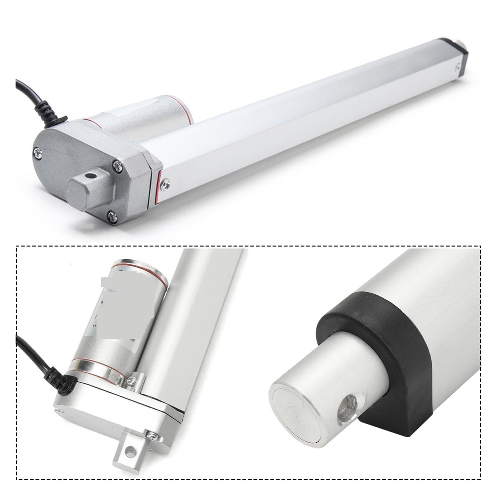 1 sterowanie 2 siłownik liniowy + pilot zdalnego sterowania 12V DC elektryczny silnik z metalową przekładnią synchroniczne, Ciężki obowiązek(12V 700N 15mm s,Stroke 250mm)