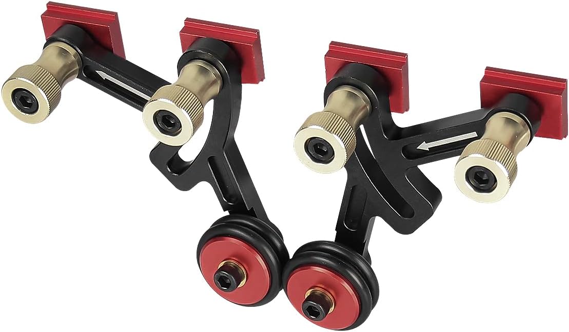 Toolcool Clear Cut Precision Stock Guides One Way Bearing Roller Feeder Upgraded Featherboard Safety Feeding for Router Table Saw